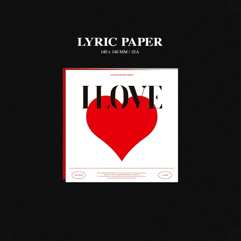 (G)I - DLE 5th Mini Album I LOVE – album (Born / / ) | HobiEgo