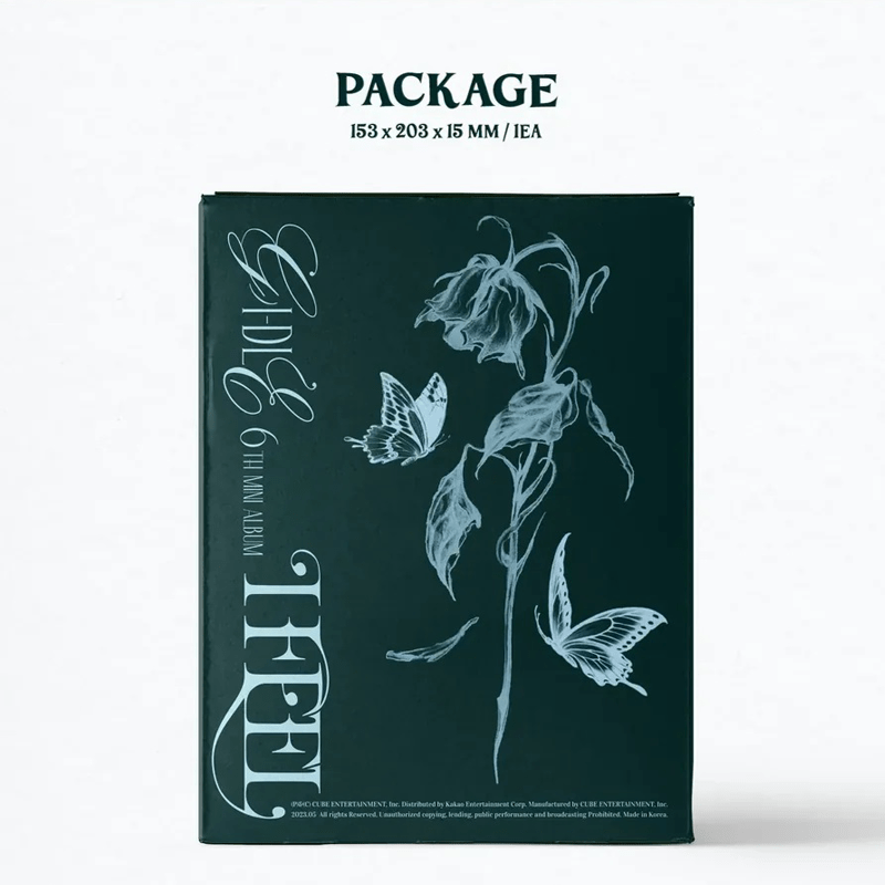 (G)I - DLE 6th Mini Album I Feel (Butterfly Version) – album ( / / ) | HobiEgo
