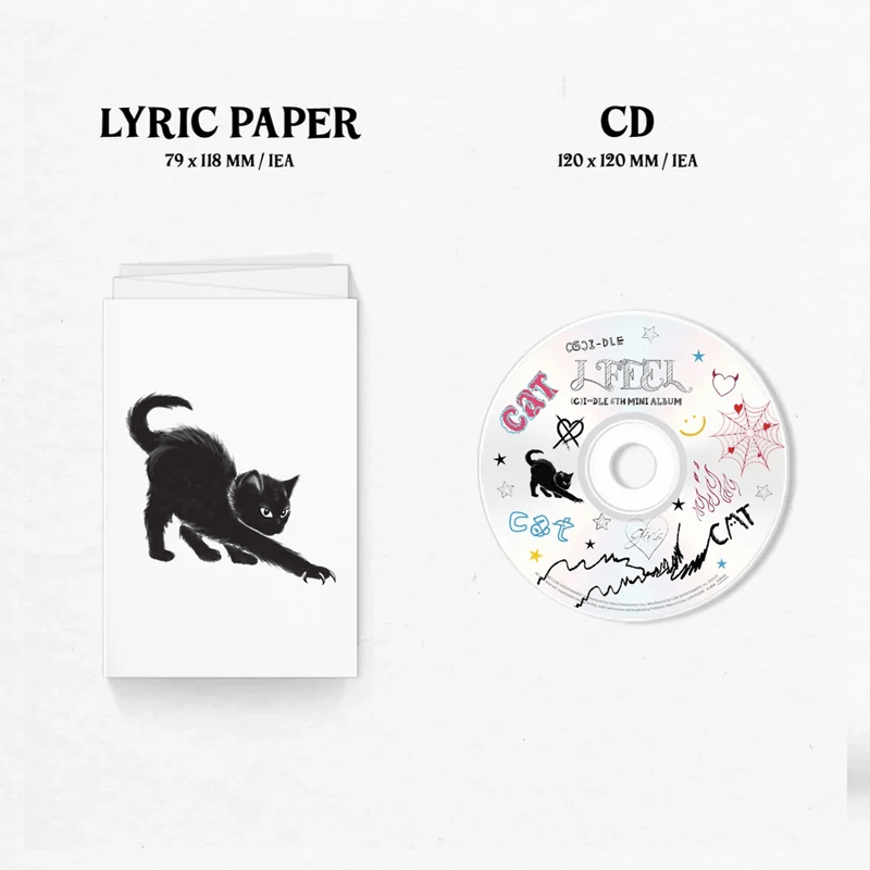 (G)I - DLE 6th Mini Album I Feel (CAT Version) – album ( / / ) | HobiEgo