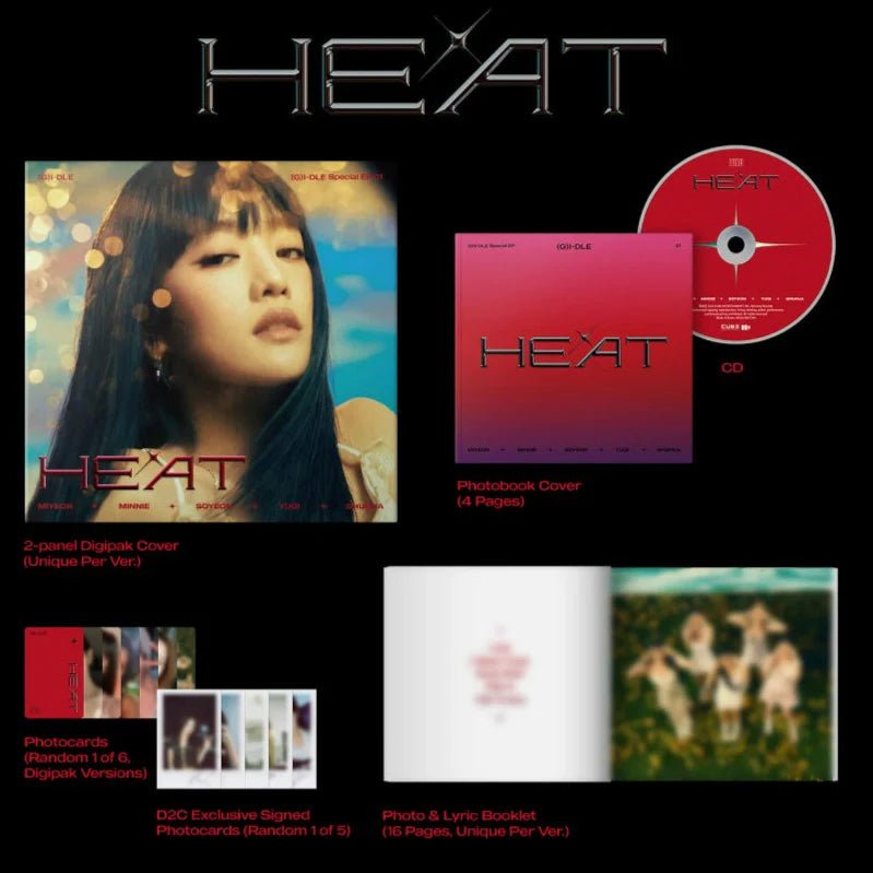 (G)I - DLE Special EP 01 HEAT (Digipack Member Version) – album (Minnie / / ) | HobiEgo