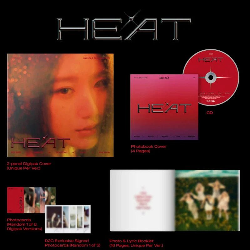 (G)I - DLE Special EP 01 HEAT (Digipack Member Version) – album (Shuhua / / ) | HobiEgo