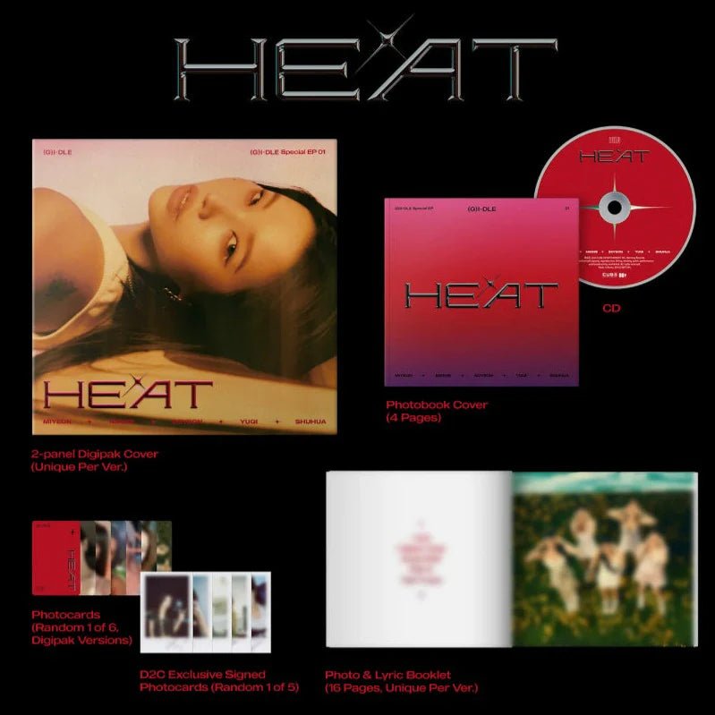 (G)I - DLE Special EP 01 HEAT (Digipack Member Version) – album (Soyeon / / ) | HobiEgo