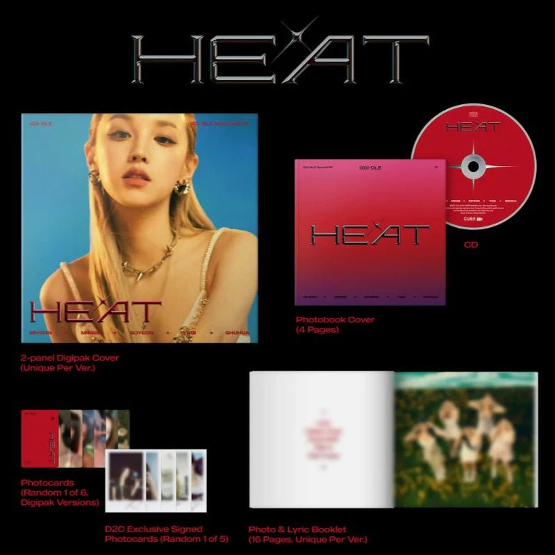 (G)I - DLE Special EP 01 HEAT (Digipack Member Version) – album (Yuqi / / ) | HobiEgo