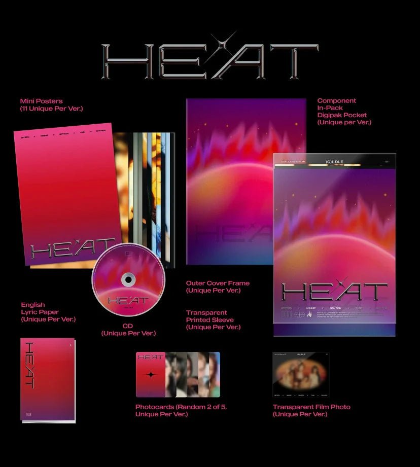 (G)I - DLE Special ep1 HEAT (Sleeve Version) – album (Blaze / / ) | HobiEgo