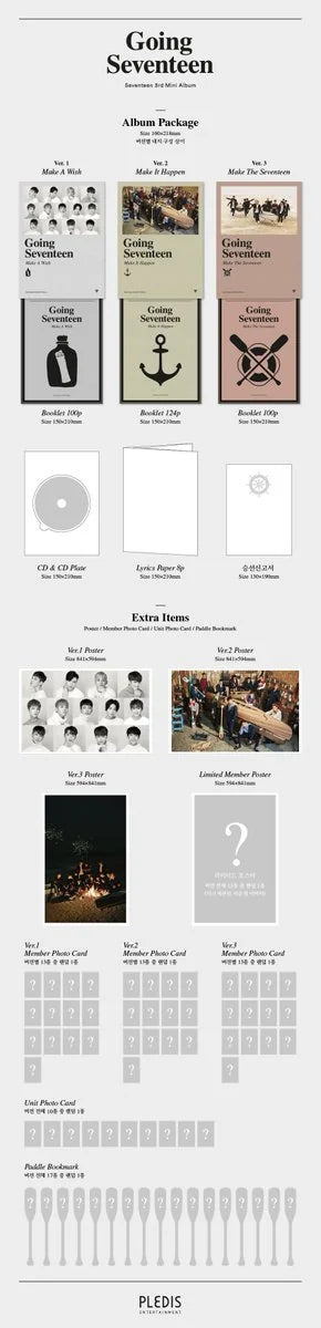 SEVENTEEN 3rd Mini Album Going Seventeen