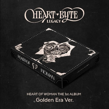 Pre-Order HEART OF WOMAN 1st Album Heart Byte : LEGACY Golden Era Version