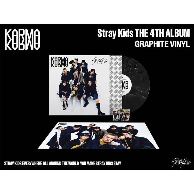 KARMA Graphite Vinyl Stray Kids Shop Exclusive