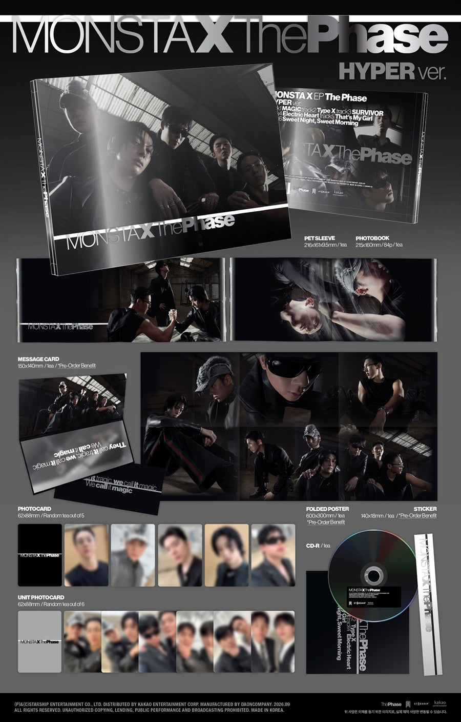 MONSTA X EP Album The Phase