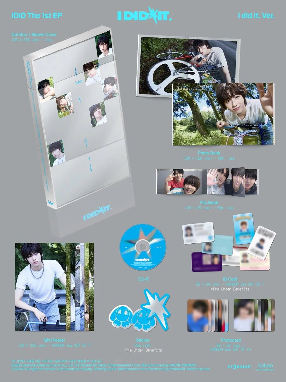 IDID 1st Mini Album I did it (I did it Version) – album 8804775457258 ( / / ) | HobiEgo