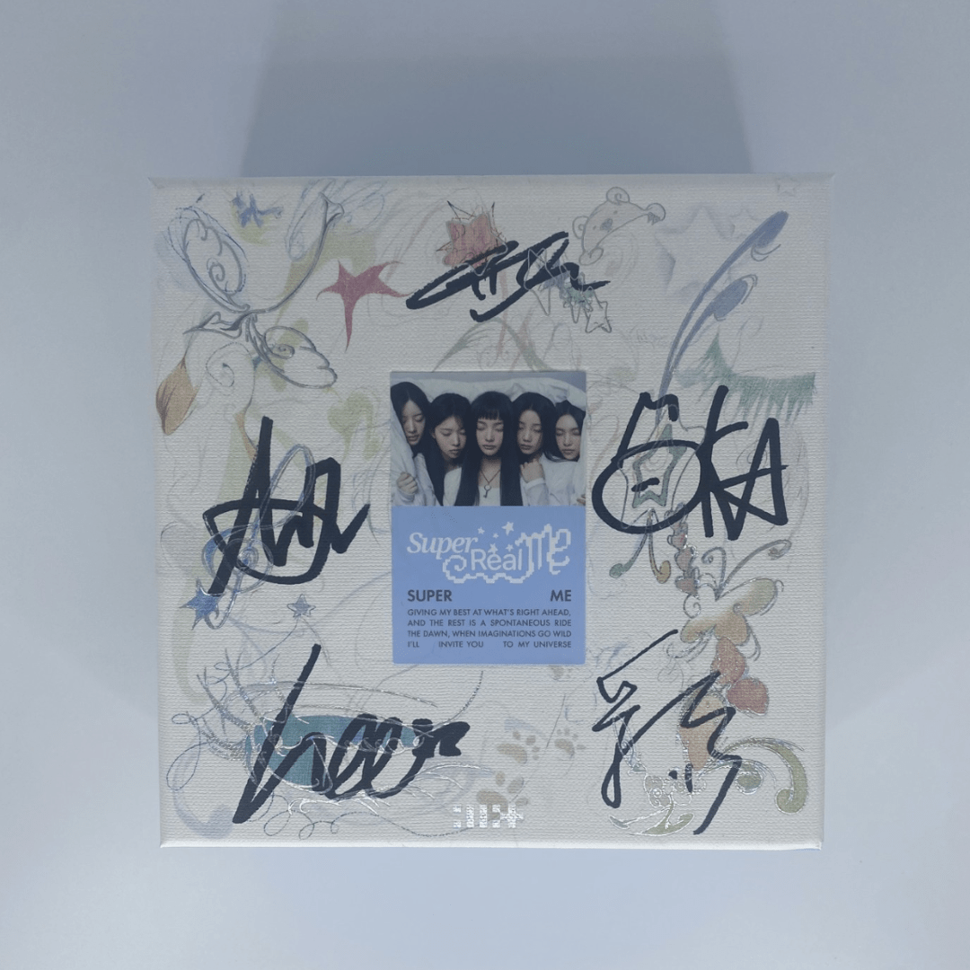 ILLIT 1st Mini Album SUPER REAL ME (Signed Edition) – album (SUPER ME (BLUE) / / ) | HobiEgo