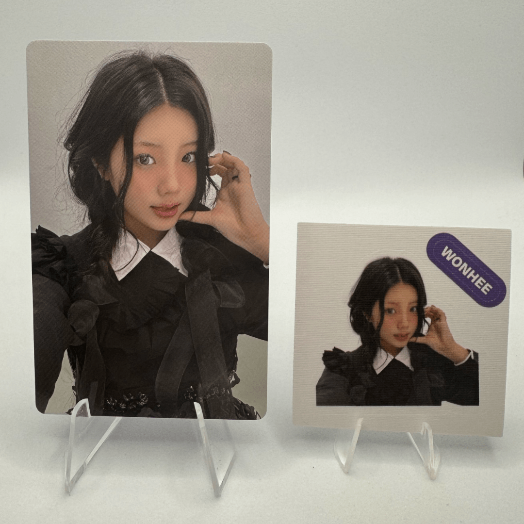 ILLIT 2nd Mini Album I'll Like You Weverse Photocards + Sticker – Photocards (Wonhee / / ) | HobiEgo