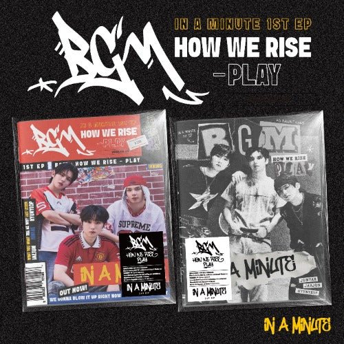 IN A MINUTE 1st EP BGM : HOW WE RISE - PLAY – album (How (COLOUR) / / ) | HobiEgo