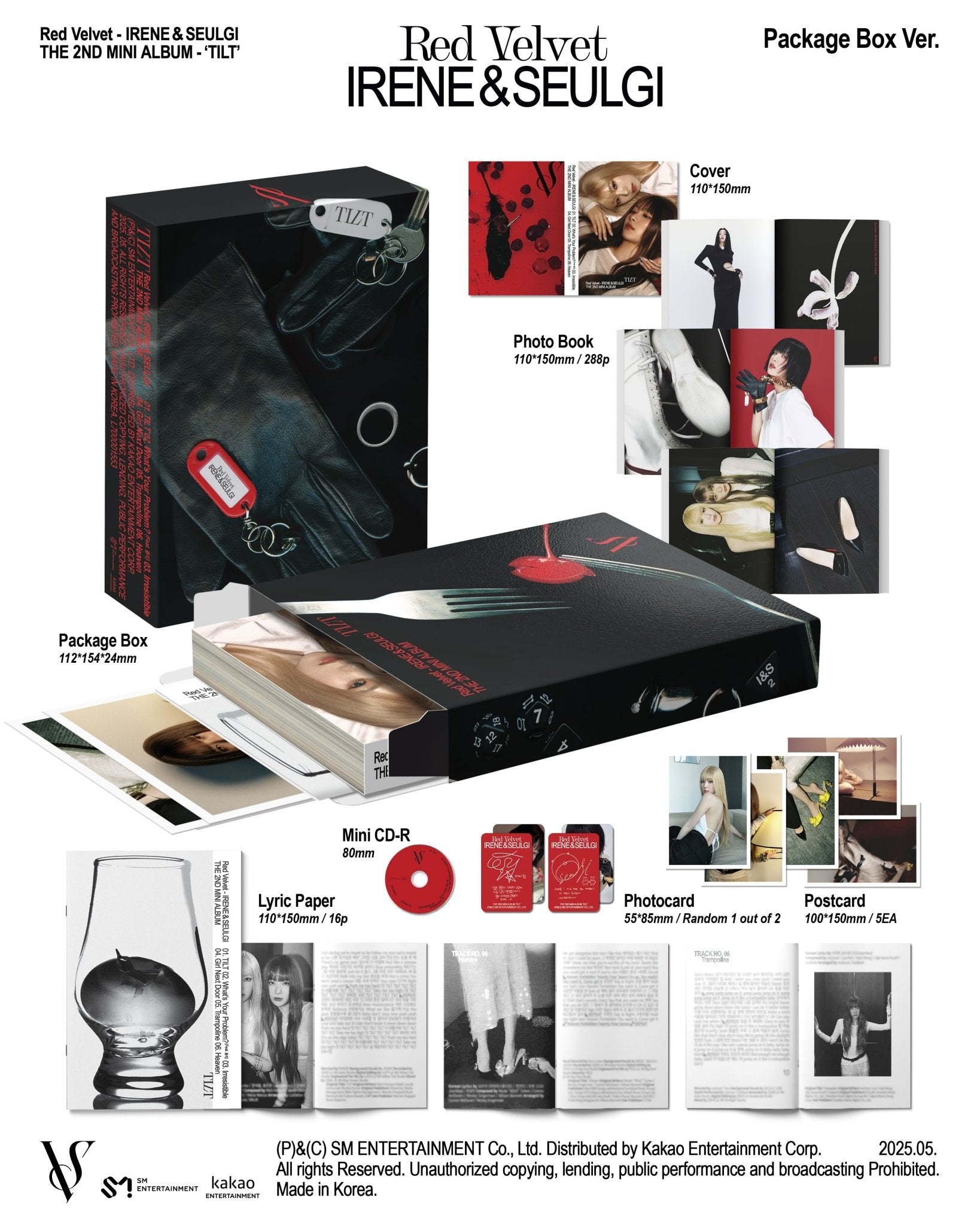 IRENE & SEULGI 2nd Mini Album TILT (Package Version) – album 8804775455957 ( / / ) | HobiEgo