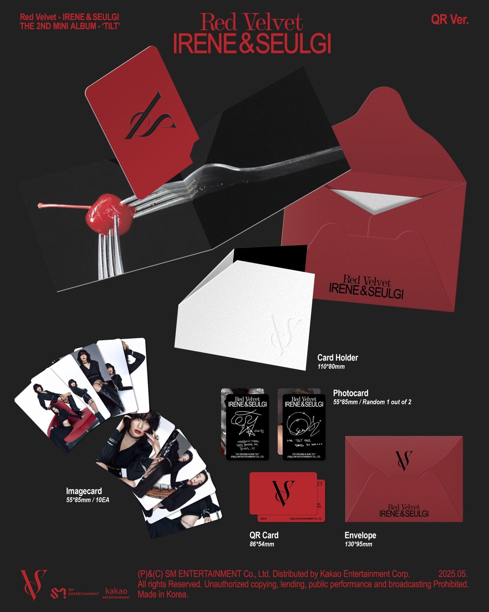 IRENE & SEULGI 2nd Mini Album TILT (QR Version) – album ( / / ) | HobiEgo