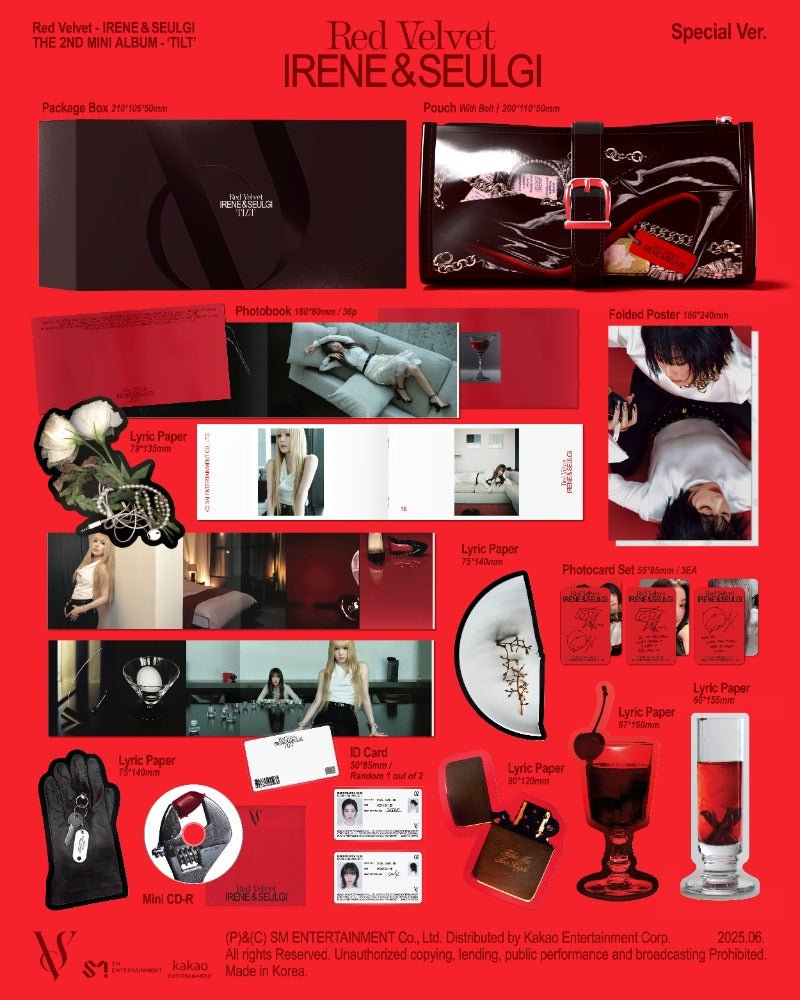 IRENE & SEULGI 2nd Mini Album TILT (Special Version Limited Edition) – album ( / / ) | HobiEgo