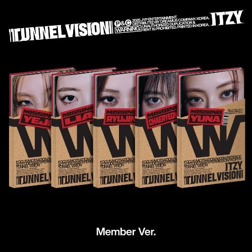 ITZY 11th Mini Album TUNNEL VISION (Member Version) – album (Yeji / / ) | HobiEgo