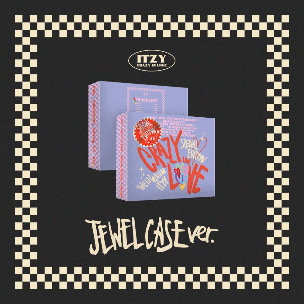 ITZY 1st Album CRAZY IN LOVE (JEWELCASE Version) – album ( / / ) | HobiEgo