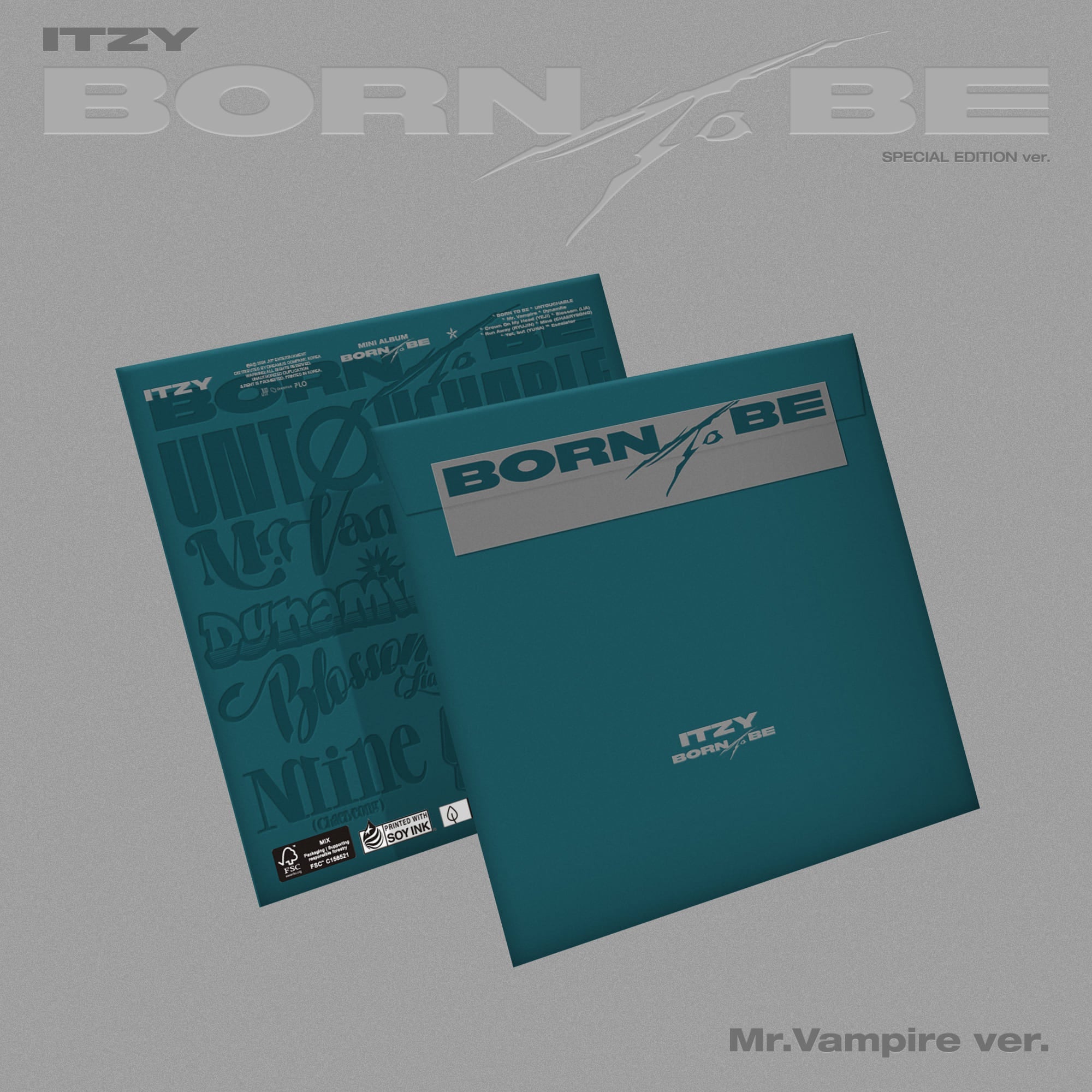ITZY 2nd Full Album BORN TO BE (Mr. Vampire Version) – album ( / / ) | HobiEgo