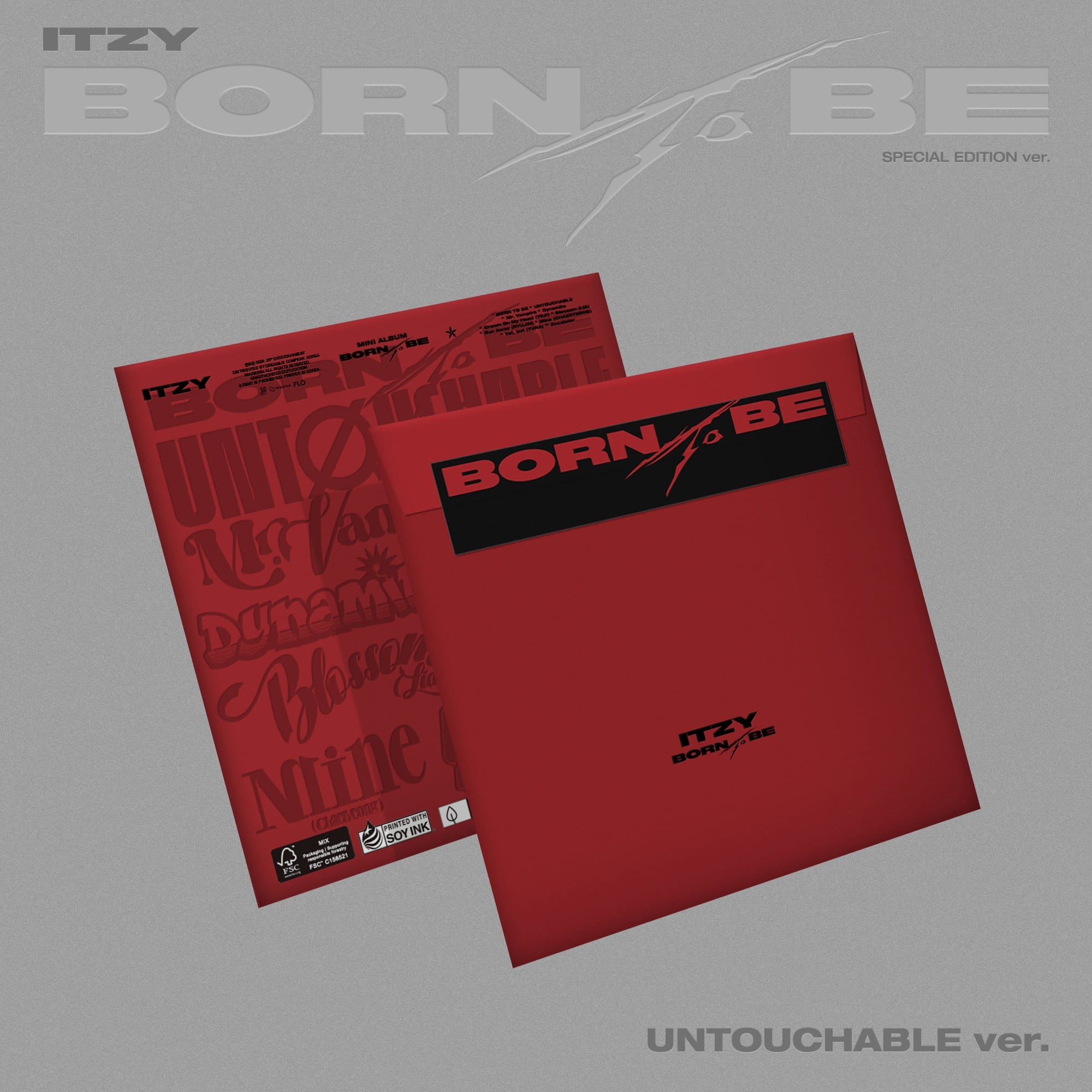 ITZY 2nd Full Album BORN TO BE (UNTOUCHABLE Version) – album ( / / ) | HobiEgo
