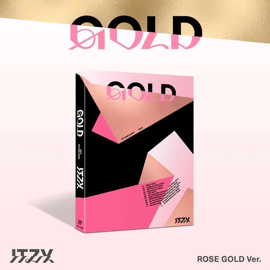 ITZY 9th Mini Album GOLD – album (Rose Gold / / ) | HobiEgo