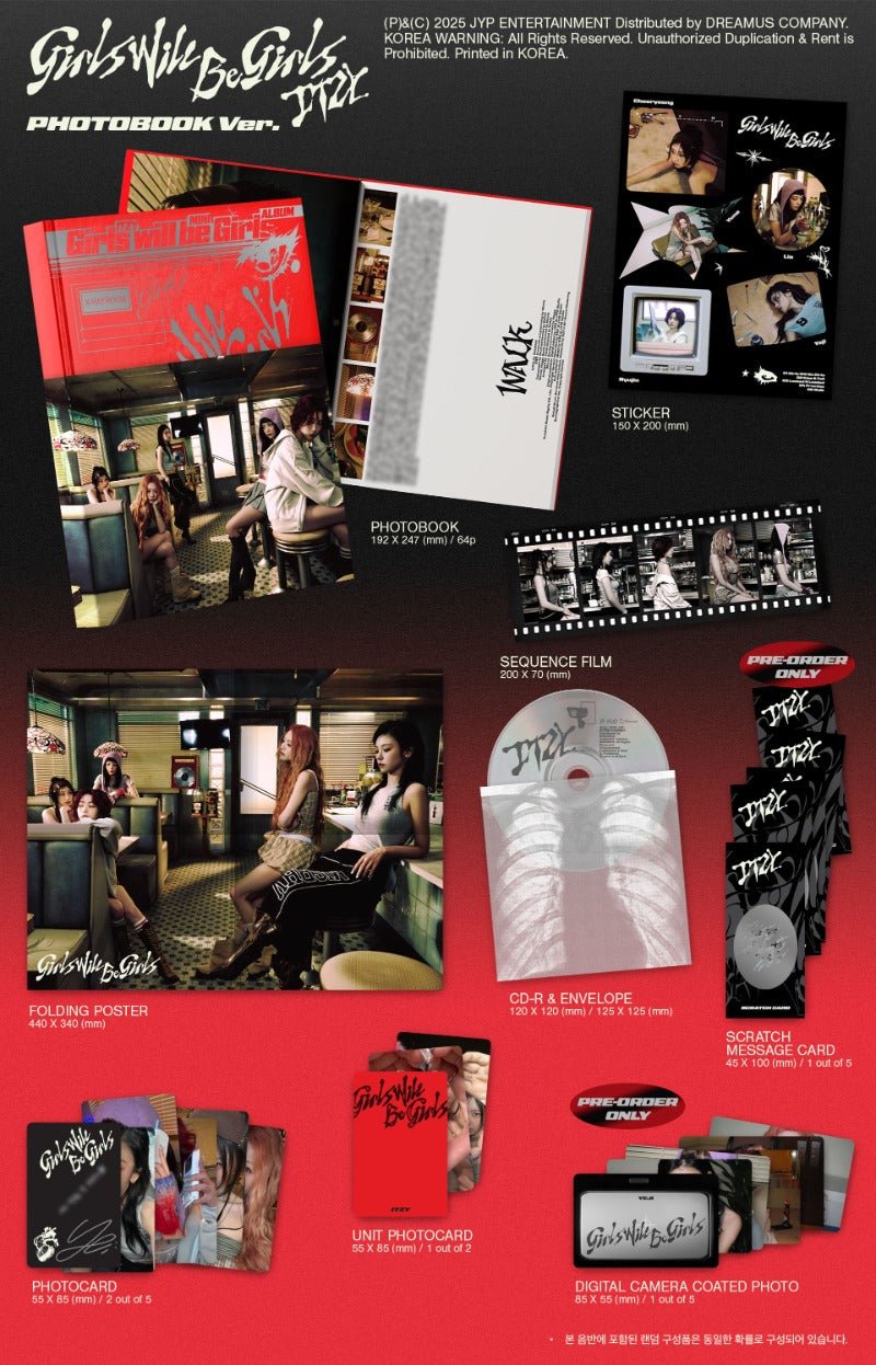 ITZY Girls Will Be Girls – album ( / / ) | HobiEgo