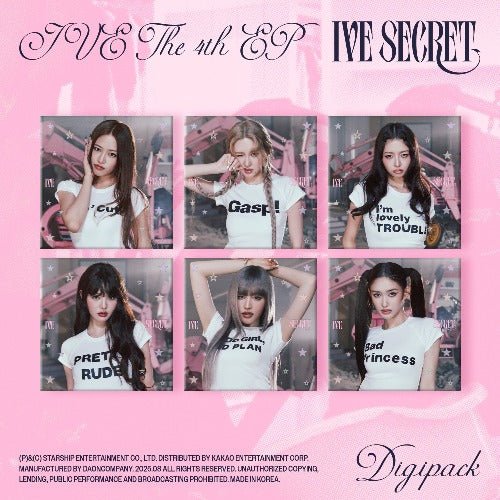 IVE 4th EP Album IVE SECRET (Digipack Version) – album (Yujin / / ) | HobiEgo