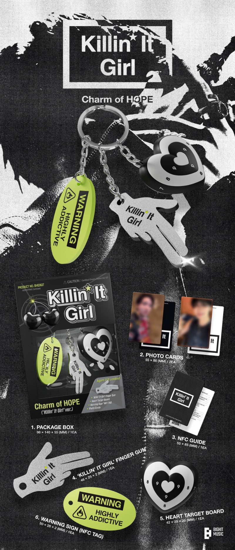 j - hope Charm of HOPE ('Killin' It Girl' Version) – album ( / / ) | HobiEgo