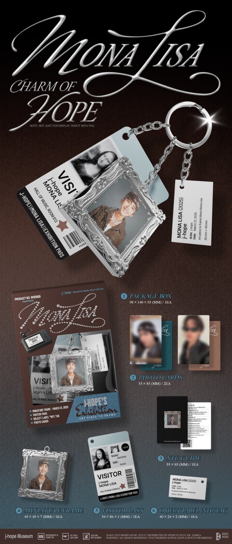 j - hope Charm of HOPE ('MONA LISA' Version) – album ( / / ) | HobiEgo