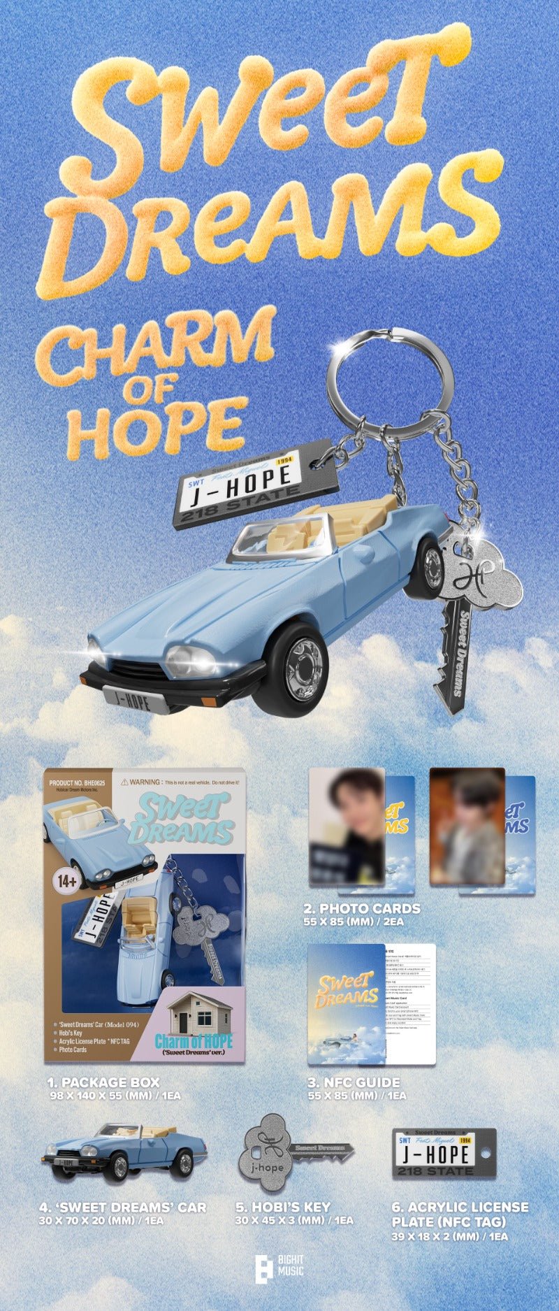 j - hope Charm of HOPE ('Sweet Dreams' Version) – album ( / / ) | HobiEgo