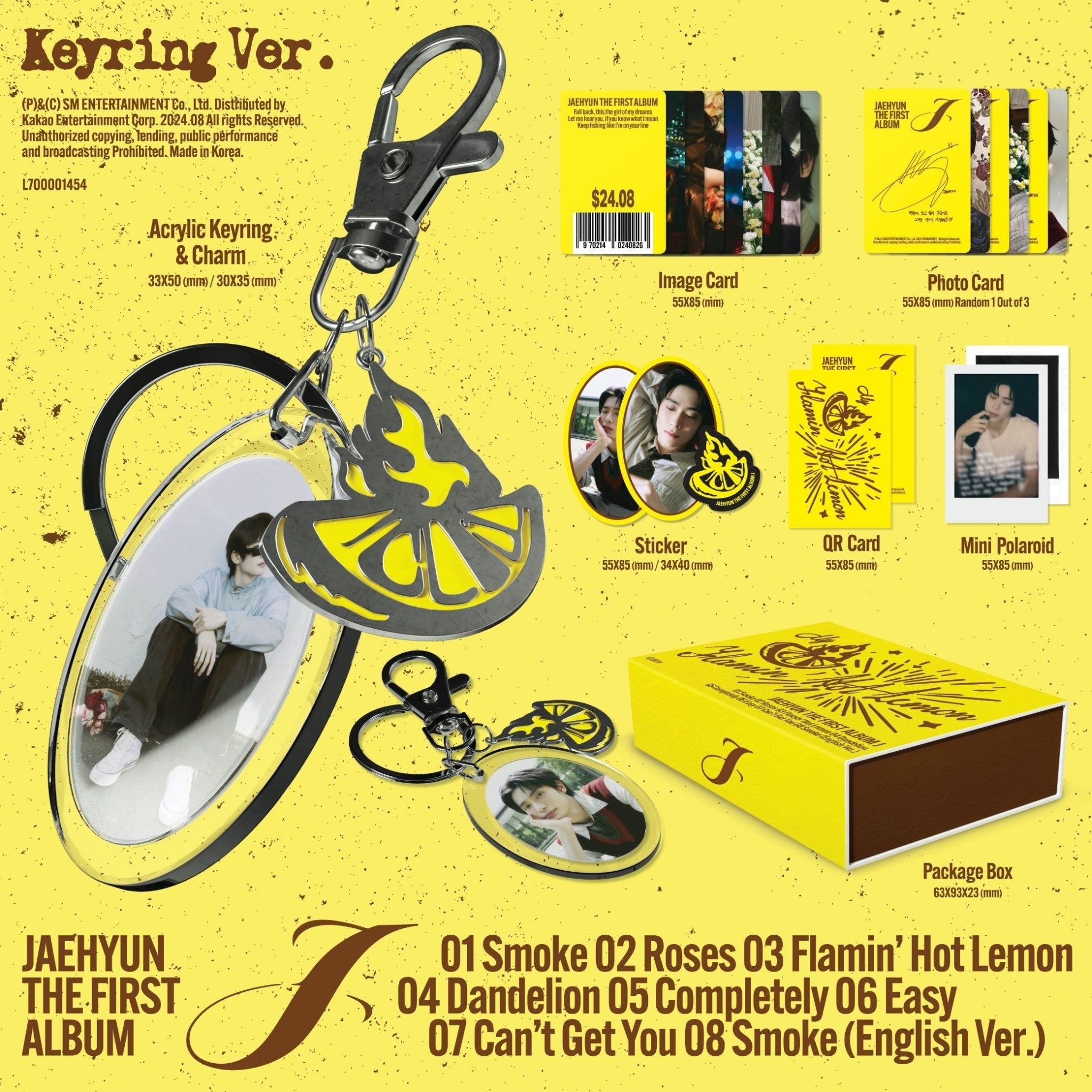 JAEHYUN 1st Album J (Keyring Version) – album ( / / ) | HobiEgo