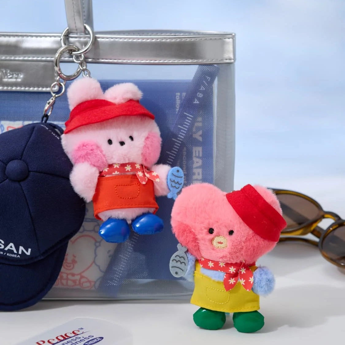 BT21 Busan Jagalchi Market Doll Keyring
