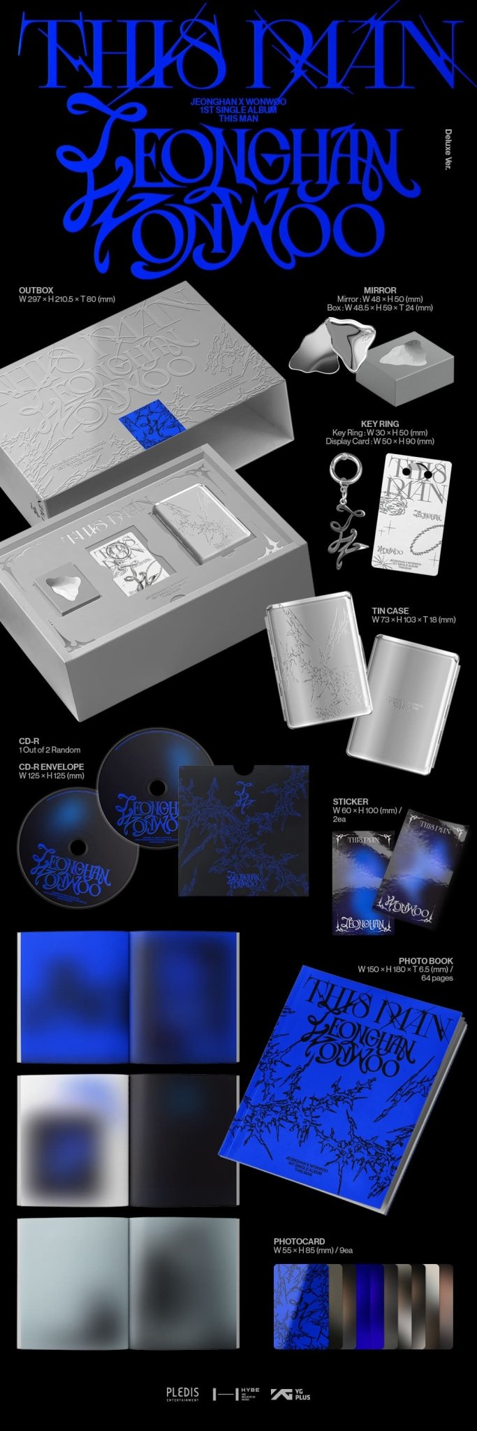 JEONGHAN X WONWOO (SEVENTEEN) 1st Single THIS MAN Deluxe Version – album ( / / ) | HobiEgo