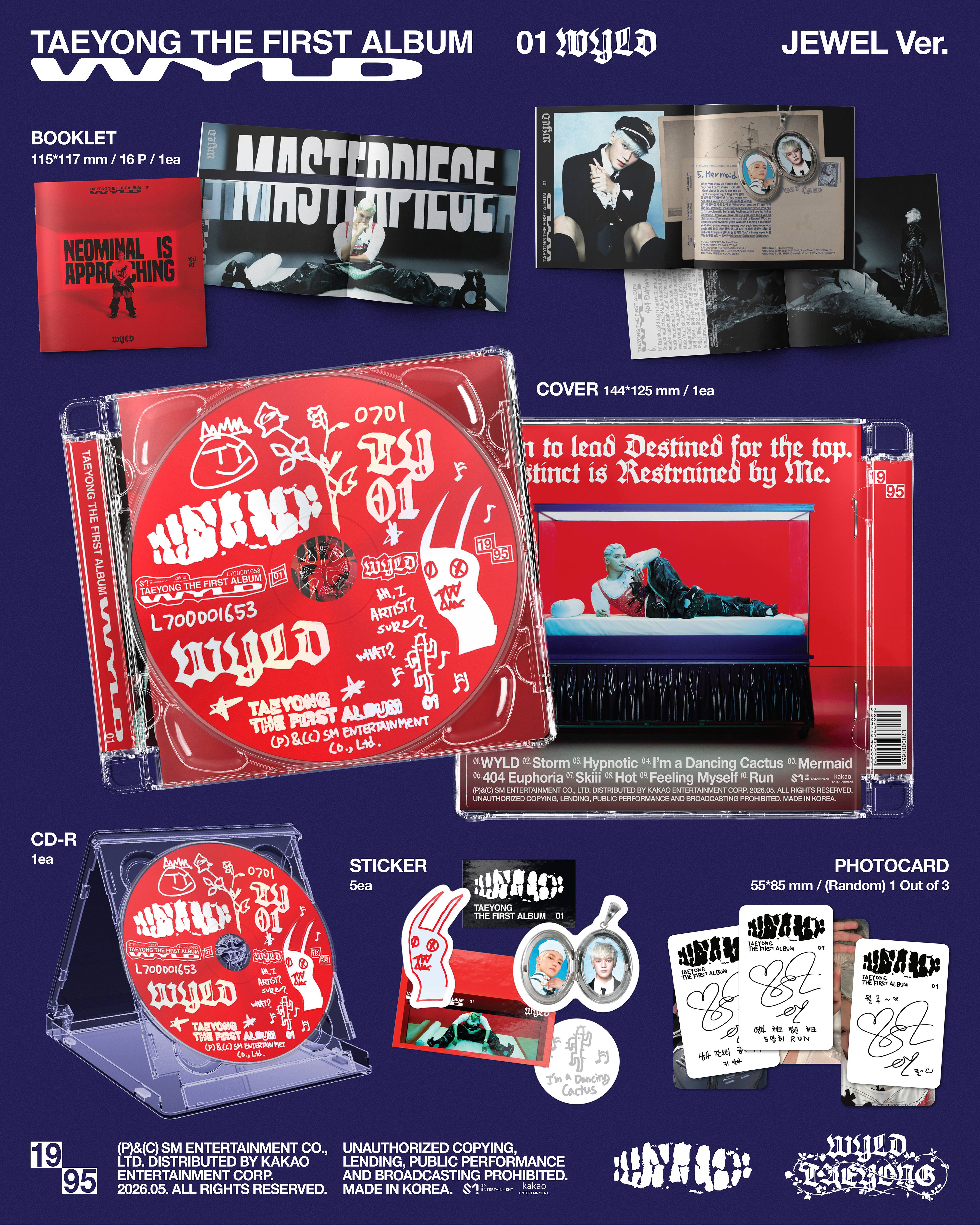 TAEYONG (NCT) 1st Full Album WYLD (Jewel Case Version)