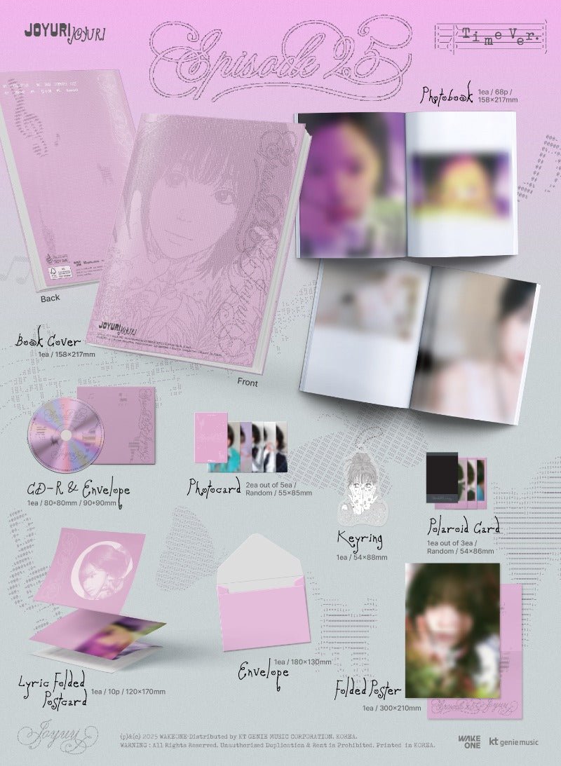 JO YURI 3rd Mini Album Episode 25 – album (Time (PINK) / / ) | HobiEgo