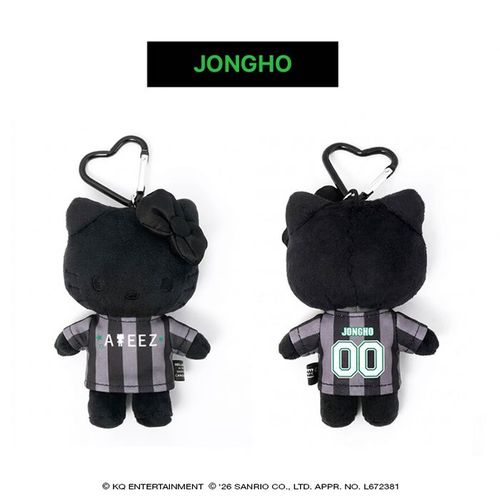 PRE-ORDER ATEEZ X HELLO KITTY' Pop Up Official MD Stuffed Toy Keyring