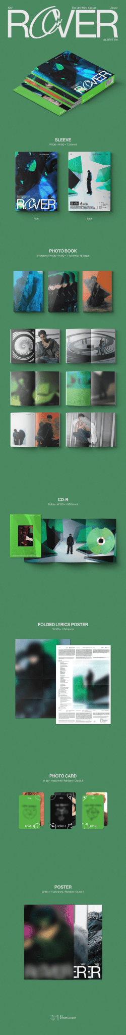 KAI 3rd Mini Album Rover (Sleeve Version) – album ( / / ) | HobiEgo