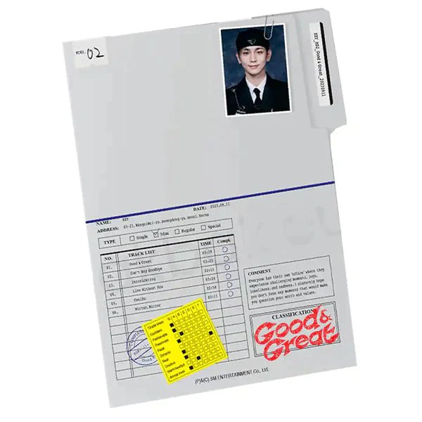 KEY 2nd Mini Album Good & Great Cover Letter Version – album (Neat (Grey) / / ) | HobiEgo