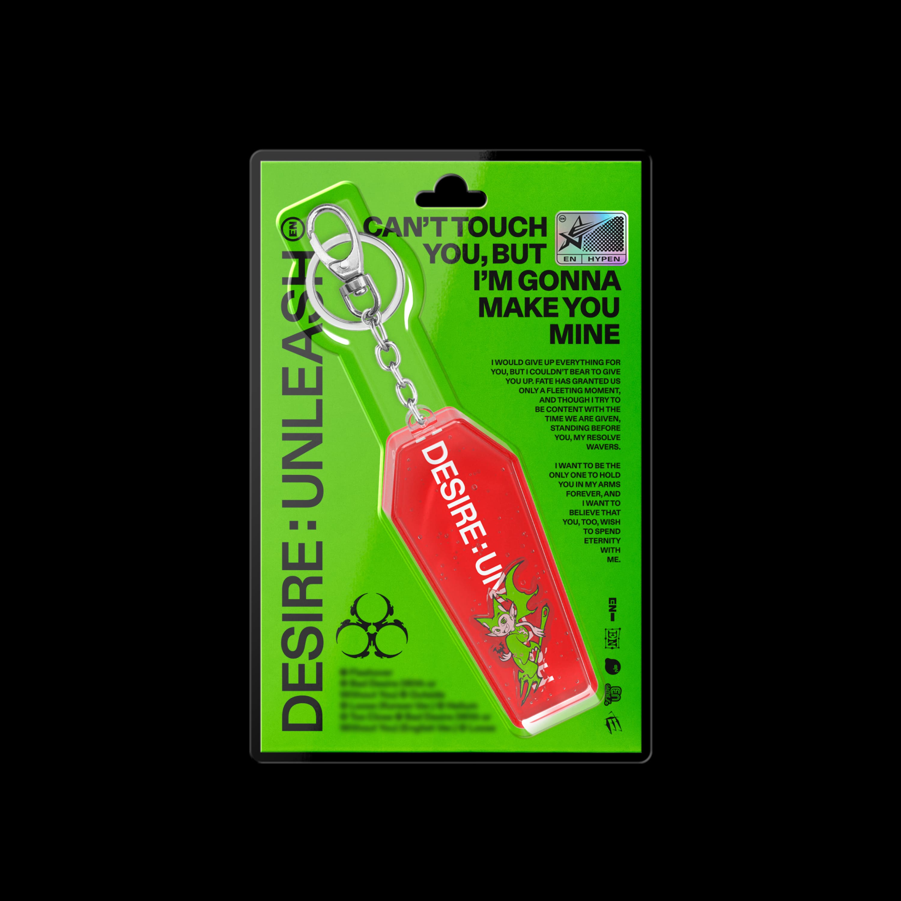 ENHYPEN 6th Mini Album DESIRE : UNLEASH (Keyring Version)