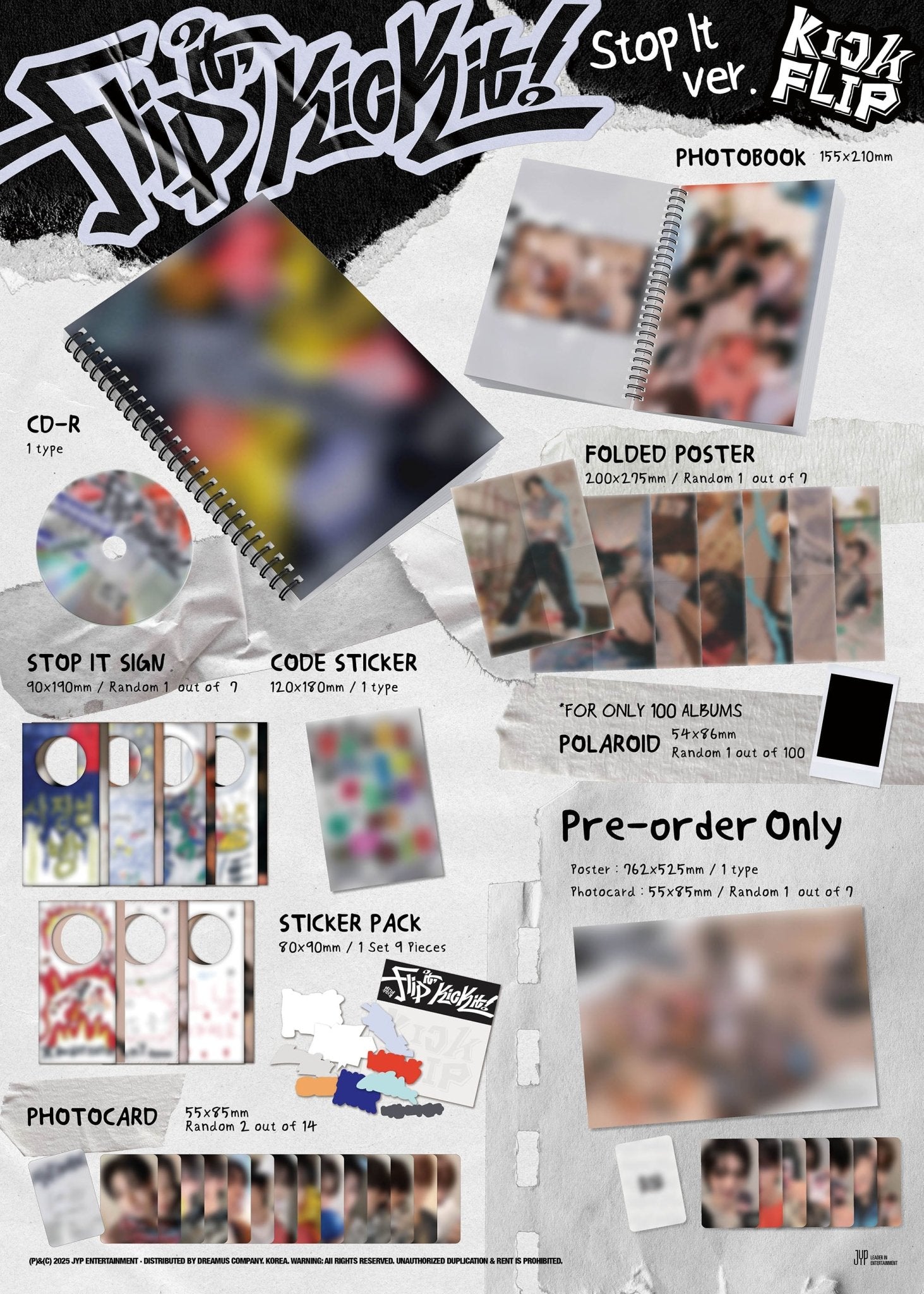 KickFlip 1st Mini Album Flip It, Kick It! – album (On Board / / ) | HobiEgo