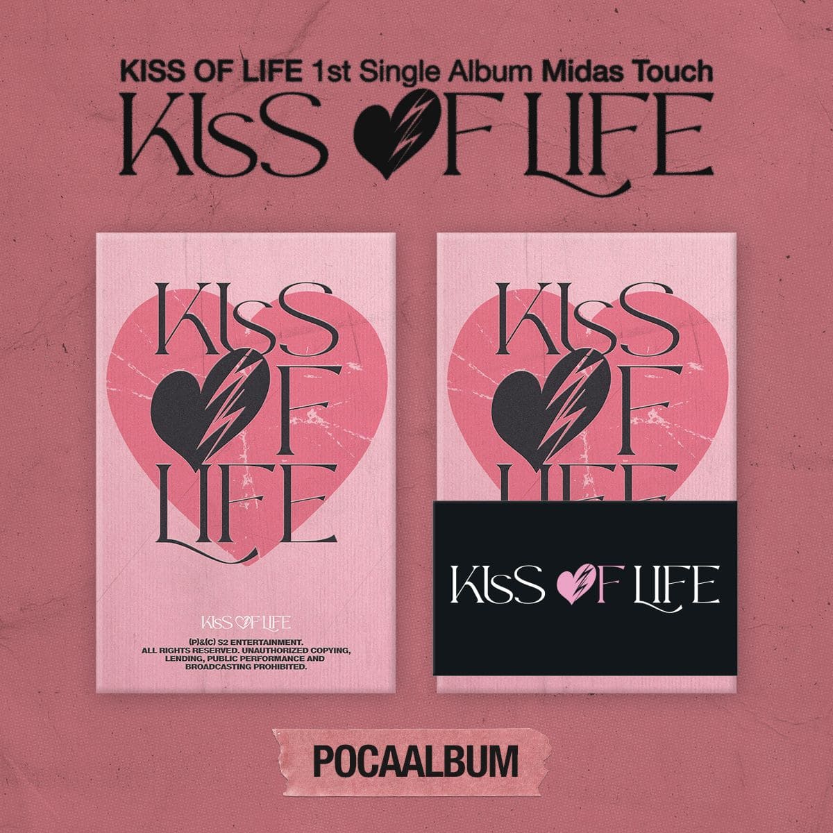 KISS OF LIFE 1st Single Album Midas Touch (POCA ALBUMS Version) – album ( / / ) | HobiEgo