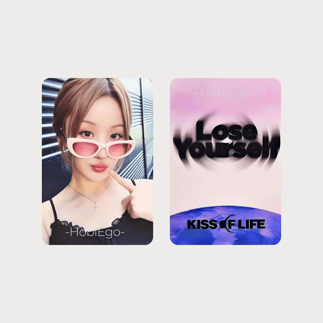 KISS OF LIFE 3rd Mini Album Lose Yourself APPLE MUSIC Photocards – Photocards (Belle / / ) | HobiEgo