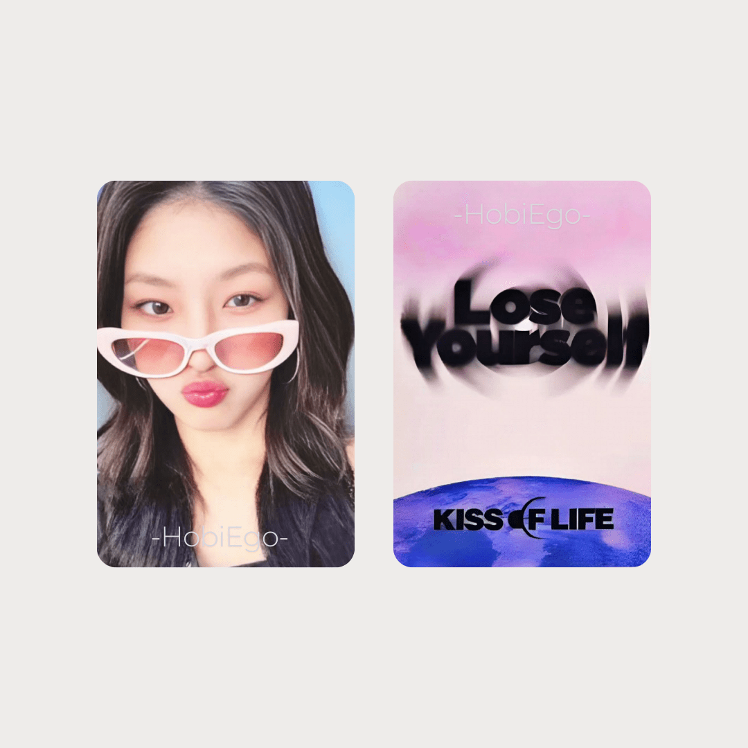KISS OF LIFE 3rd Mini Album Lose Yourself APPLE MUSIC Photocards – Photocards (Haneul / / ) | HobiEgo