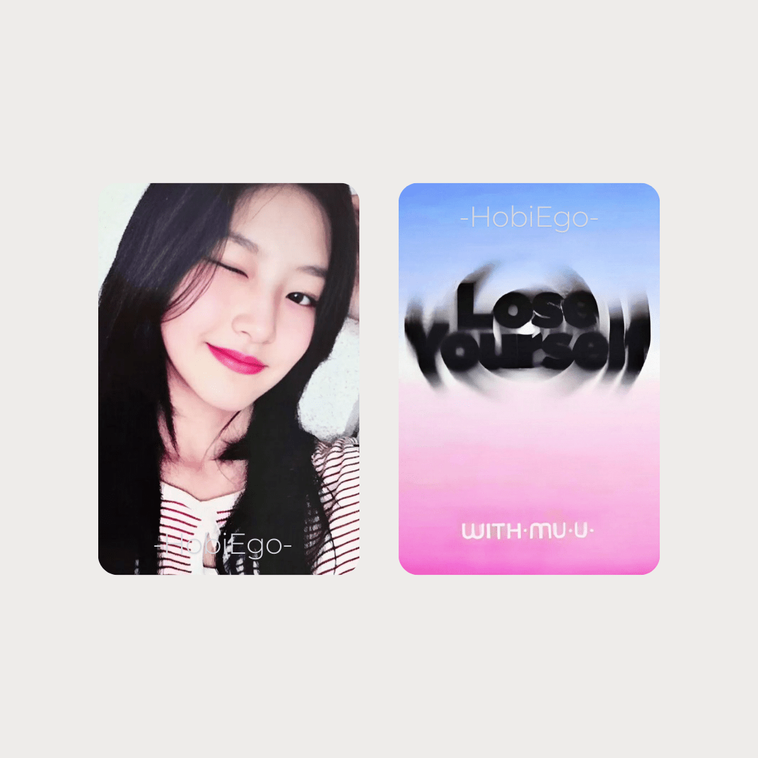 KISS OF LIFE 3rd Mini Album Lose Yourself WITHMUU Photocards – Photocards (Haneul / / ) | HobiEgo