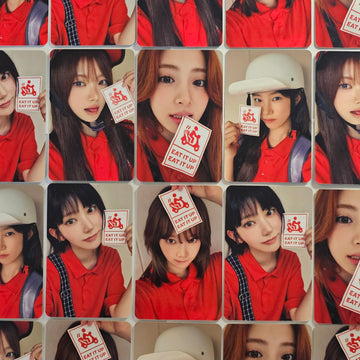 LE SSERAFIM 1st Single Album SPAGHETTI APPLE MUSIC Photocards – photocard (Kim Chaewon / / ) | HobiEgo