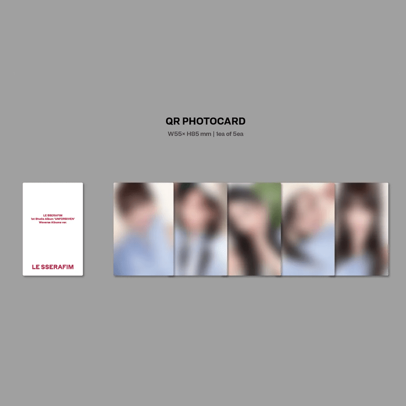 LE SSERAFIM 1st Studio Album UNFORGIVEN (Weverse Albums ver) – album (B / / ) | HobiEgo