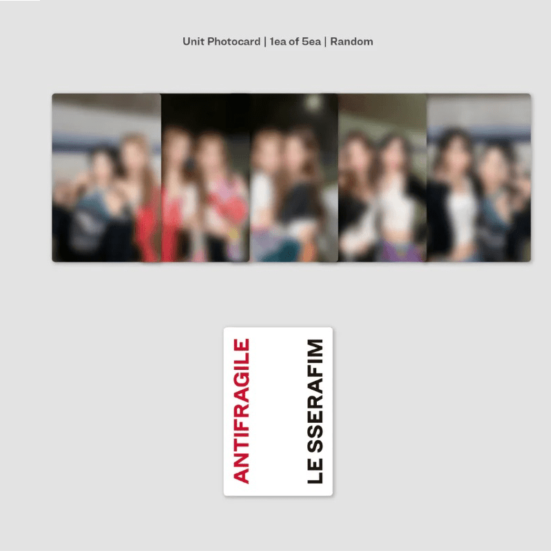 LE SSERAFIM 2nd Mini Album ANTIFRAGILE (COMPACT Version) – album (SAPPHIRE / / ) | HobiEgo