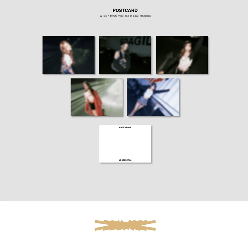 LE SSERAFIM 2nd Mini Album ANTIFRAGILE (COMPACT Version) – album (SAPPHIRE / / ) | HobiEgo