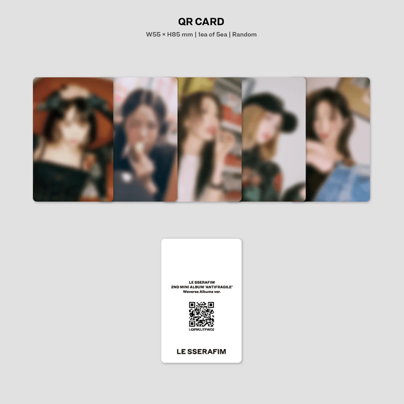 LE SSERAFIM 2nd Mini Album ANTIFRAGILE (Weverse Albums Ver) – album ( / / ) | HobiEgo