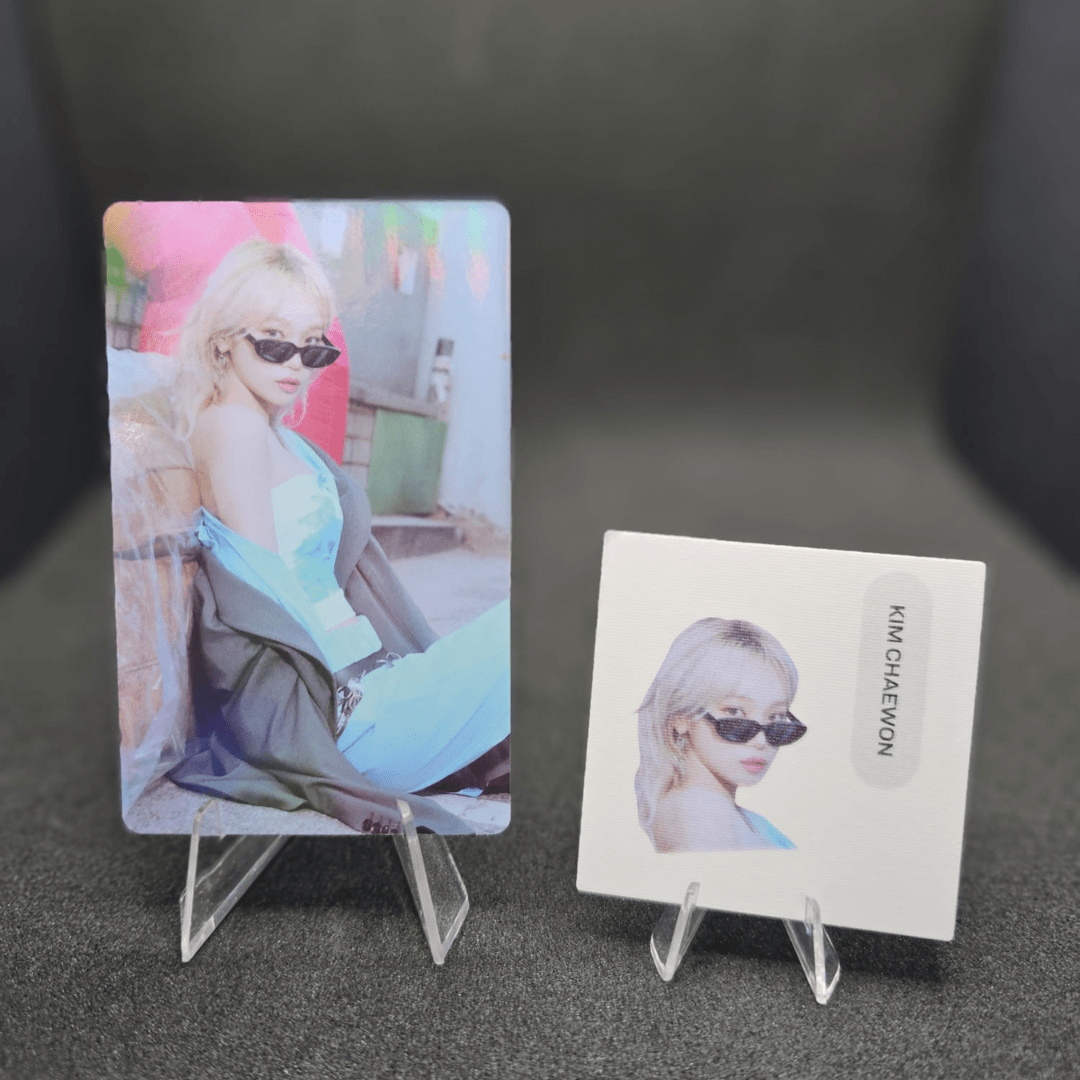 LE SSERAFIM 4th Mini Album CRAZY Weverse Photocards + Sticker – Photocards (Kim Chaewon / / ) | HobiEgo