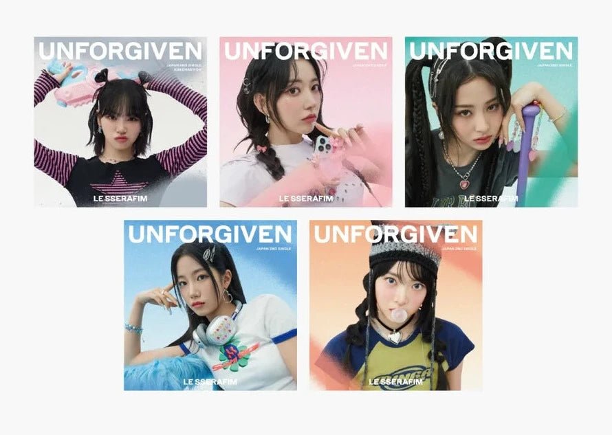 LE SSERAFIM Japan 2nd Single UNFORGIVEN (Member Solo Jacket Edition) – album (Kim Chaewon / / ) | HobiEgo